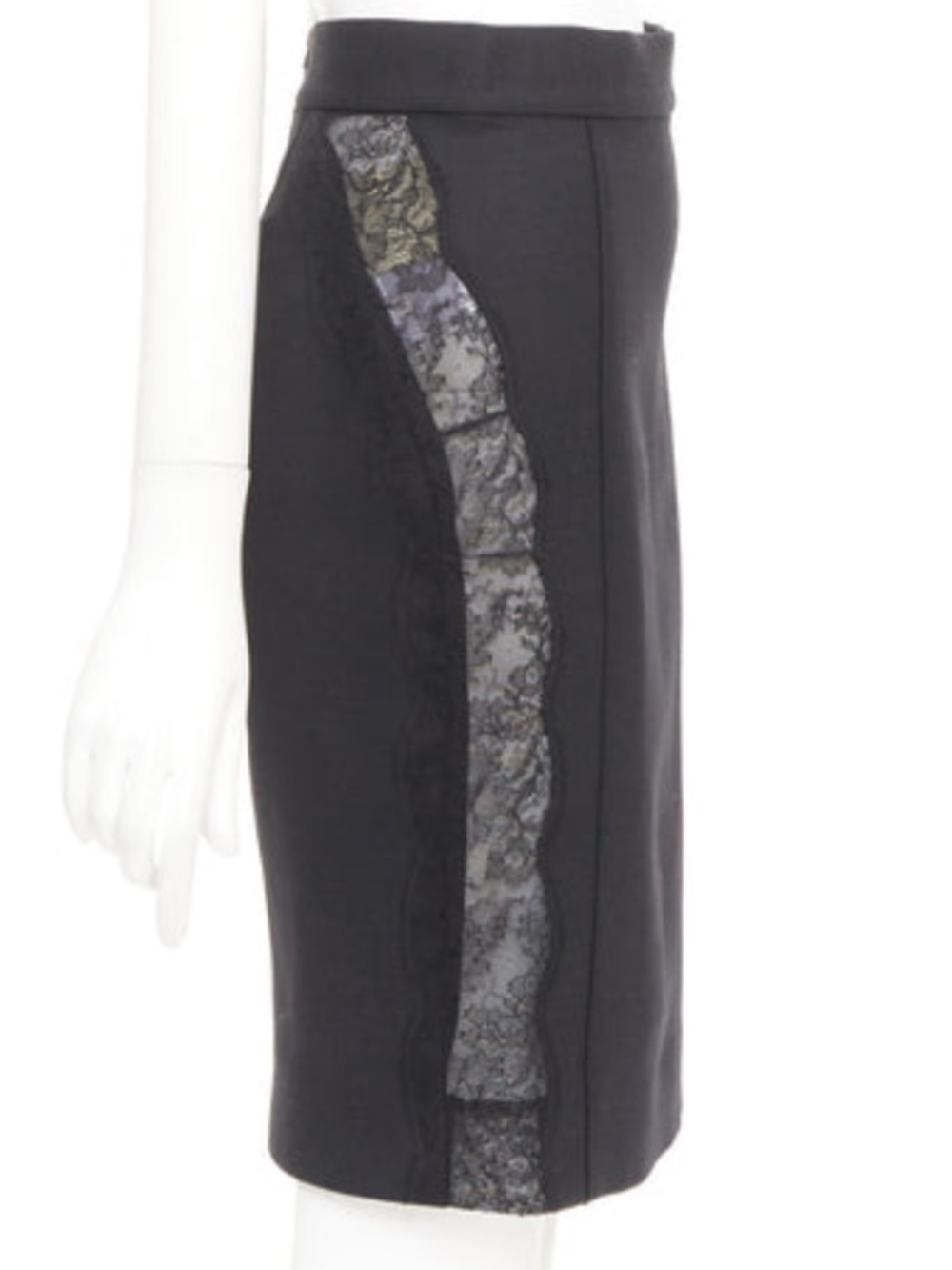 STELLA MCCARTNEY BLACK WOOL PENCIL SKIRT NWT!